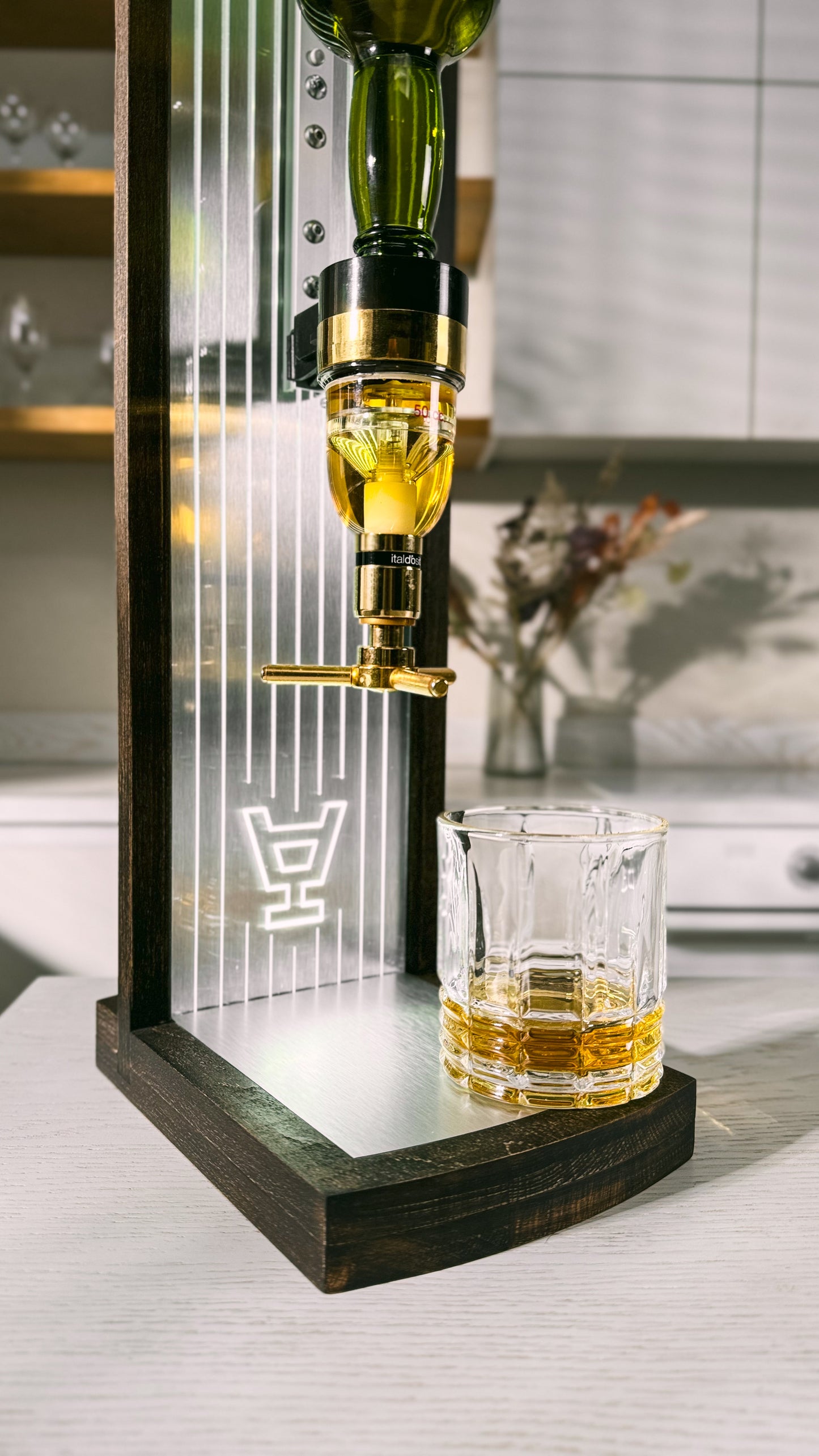 Alcohol Dispenser with LED