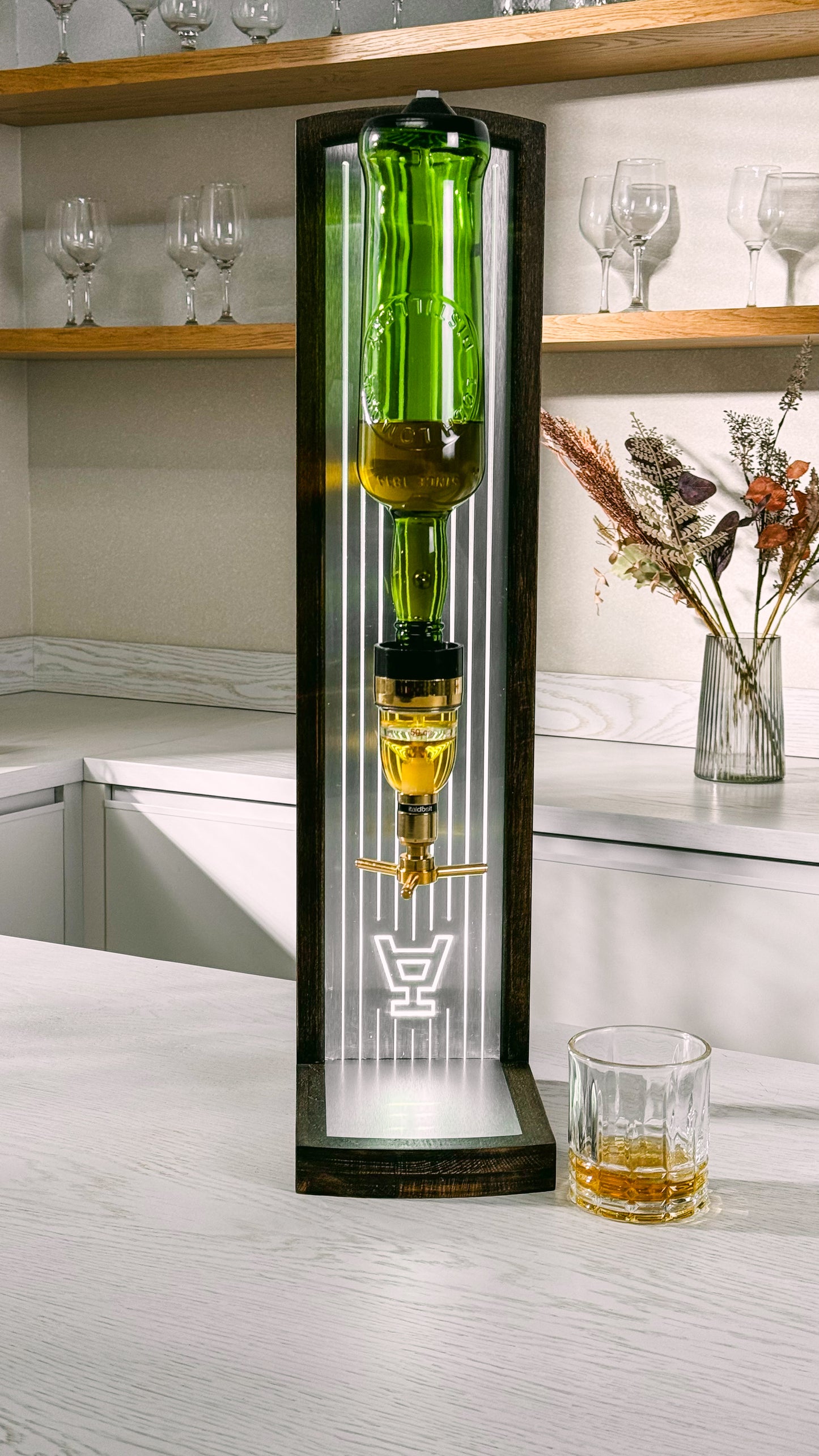 Alcohol Dispenser with LED