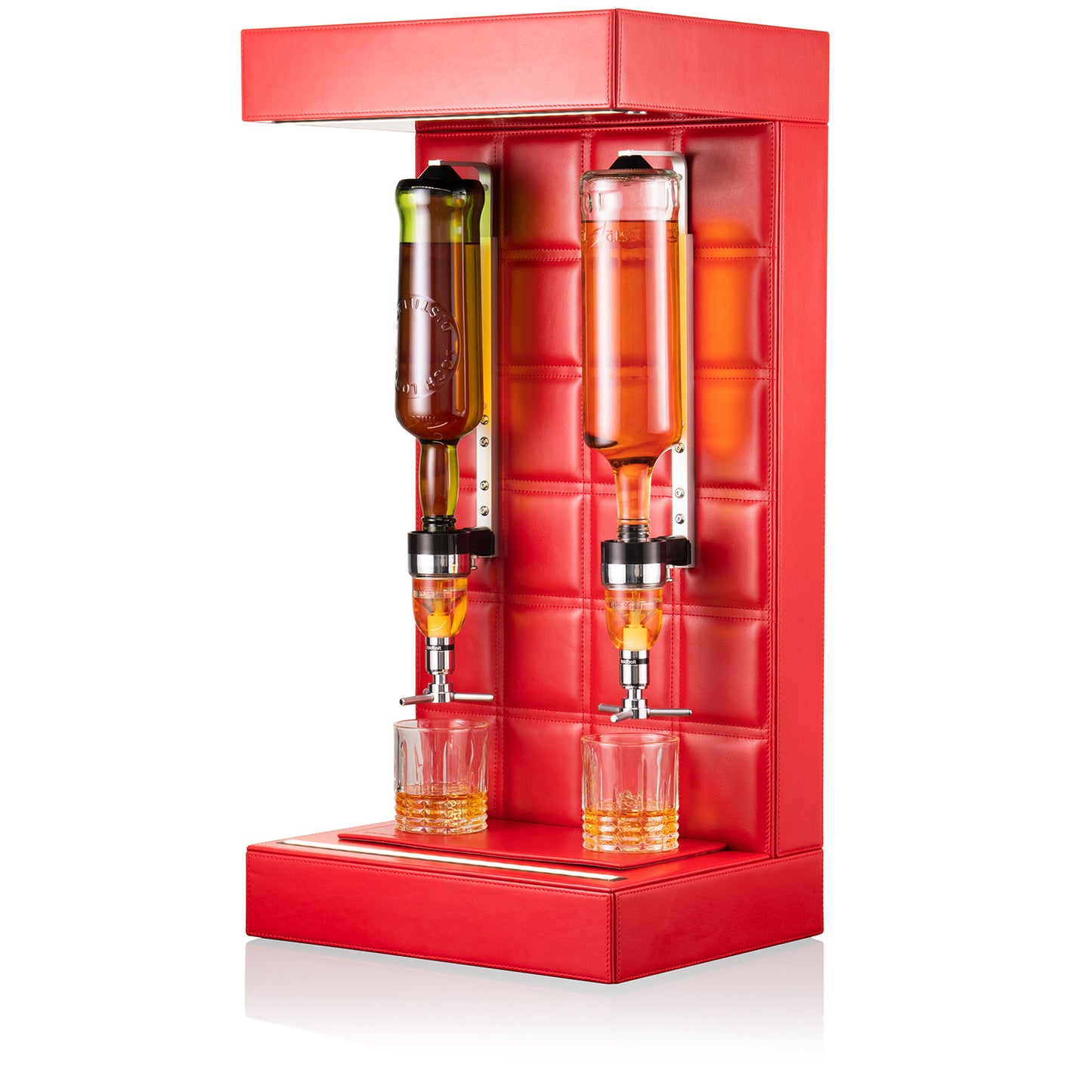 Red alcohol dispenser