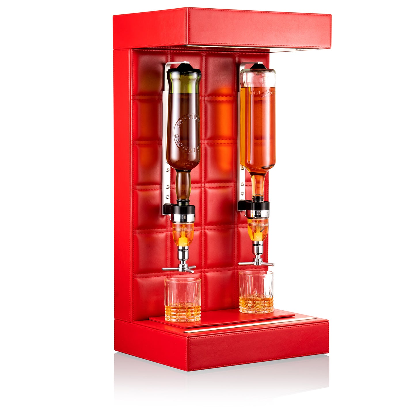 Red alcohol dispenser